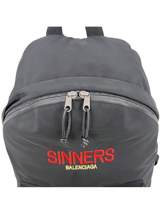 Balenciaga Backpack Black Leather Canvas main image 4